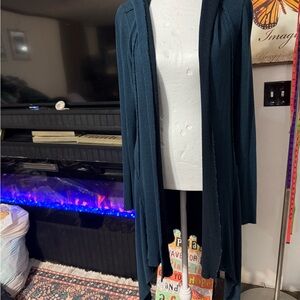 Cut Loose Deep Teal Open-Front Cardigan